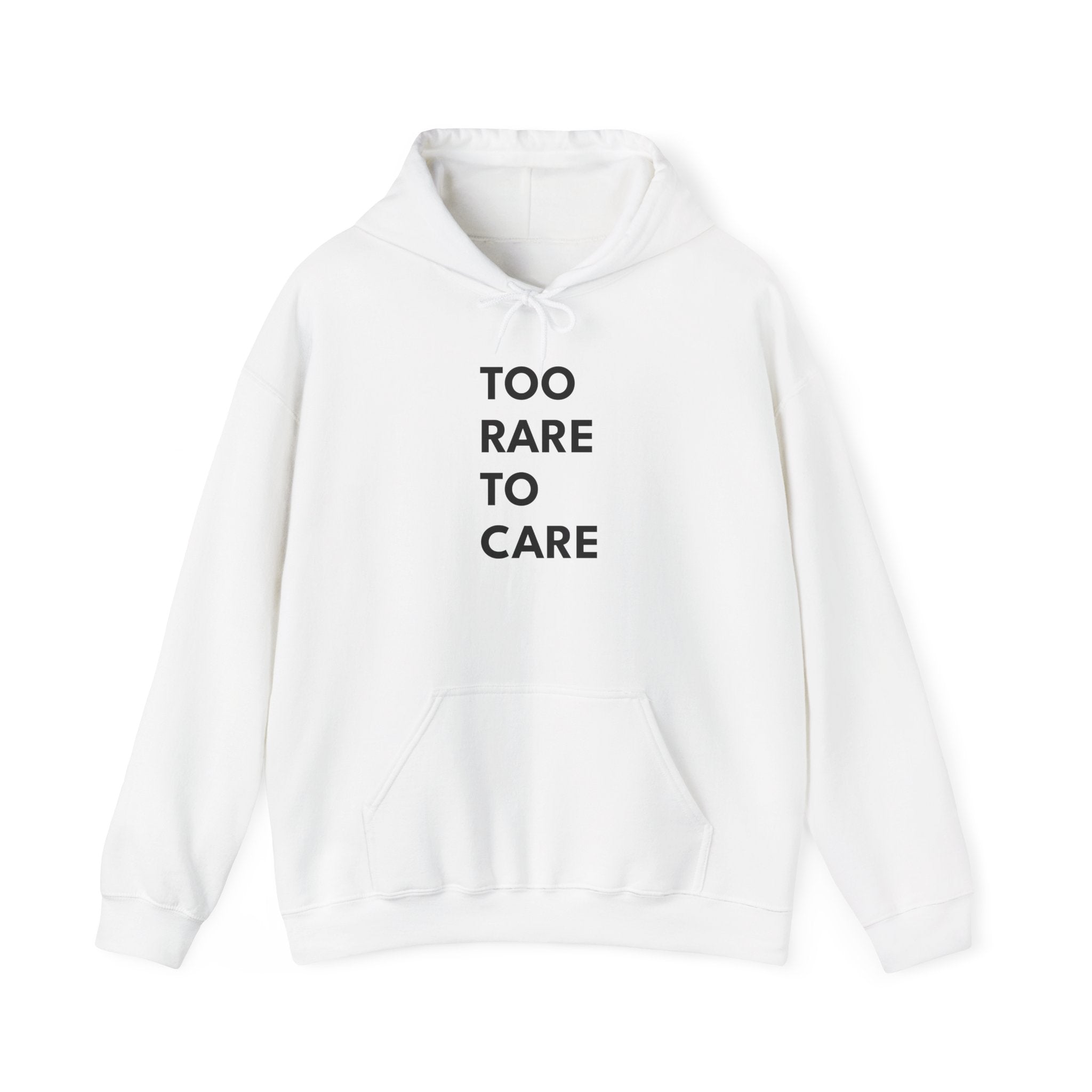 TOO RARE TO CARE | Unisex Heavy Blend Hoodie